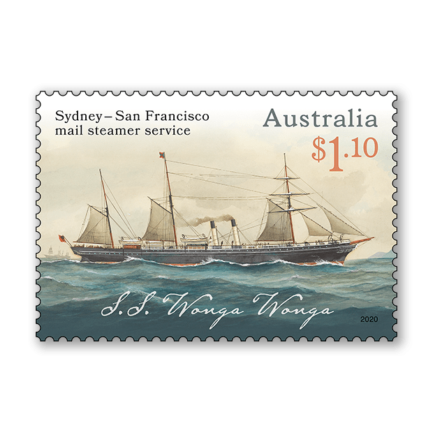 Sydney-San Francisco Mail Steamer Service 150 Years