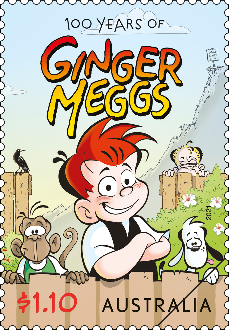 $1.10 Ginger Meggs (at the fence)