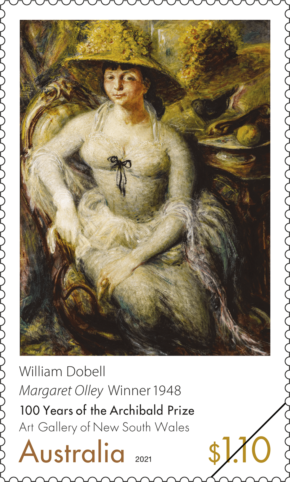 $1.10 William Dobell, Margaret Olley 1948