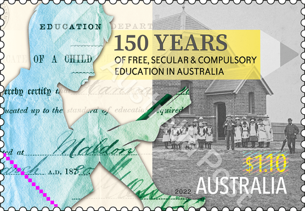 $1.10 Free, Secular & Compulsory Education: 150 Years