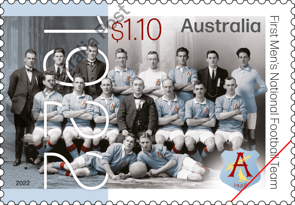 $1.10 First Men’s National Football Team, 1922