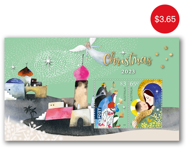 Christmas 2023 Minisheet - RRP: $3.65