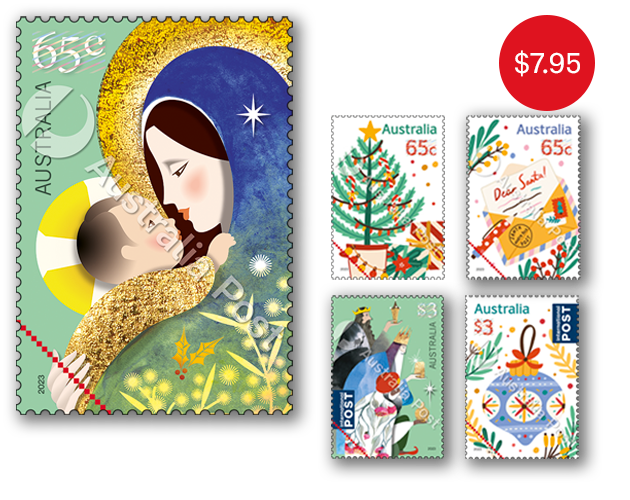 Gummed stamps - RRP: $7.95