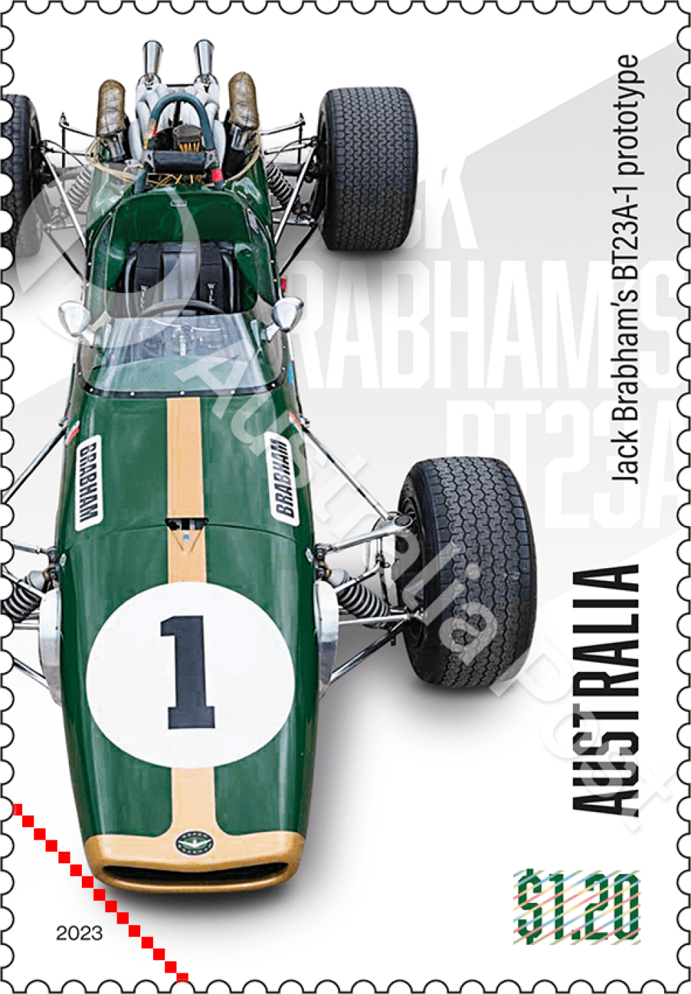 $1.20 Jack Brabham’s BT23A-1 prototype