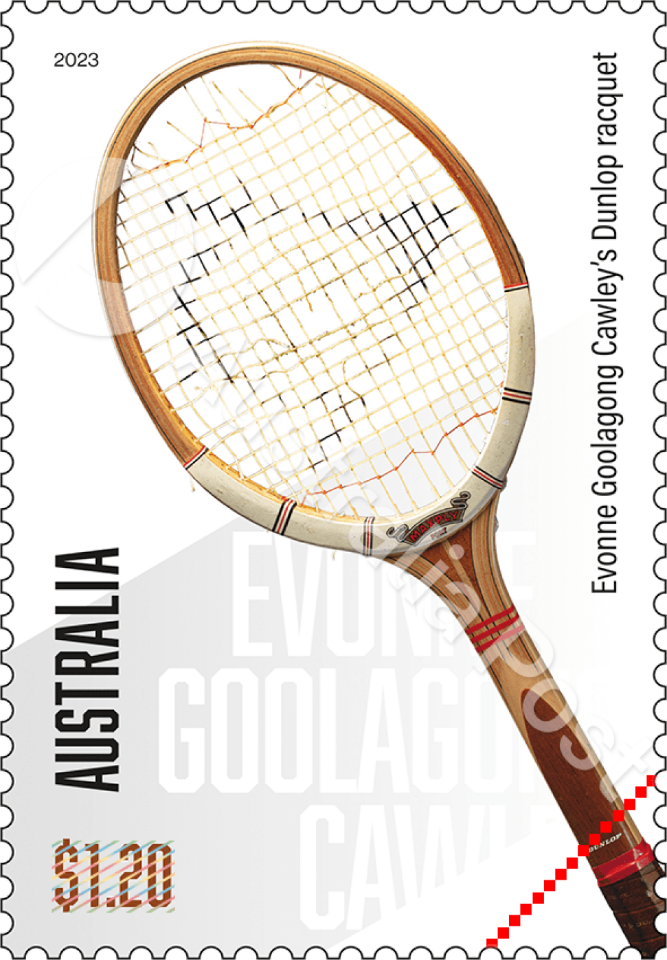 $1.20 Evonne Goolagong Cawley’s racquet