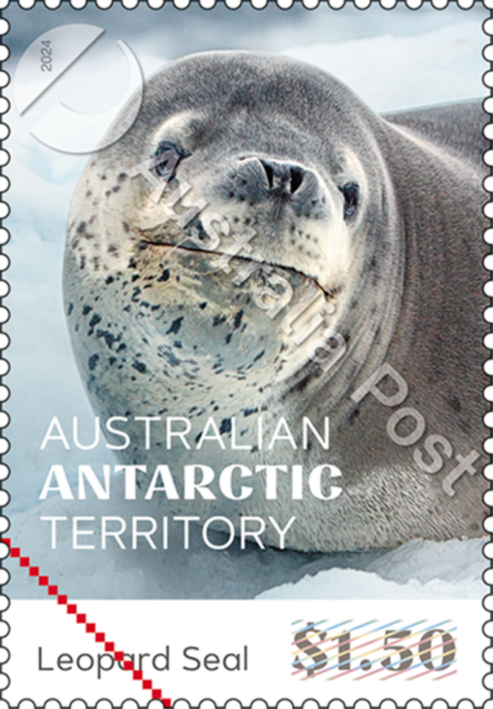 $1.50 Leopard Seal stamp