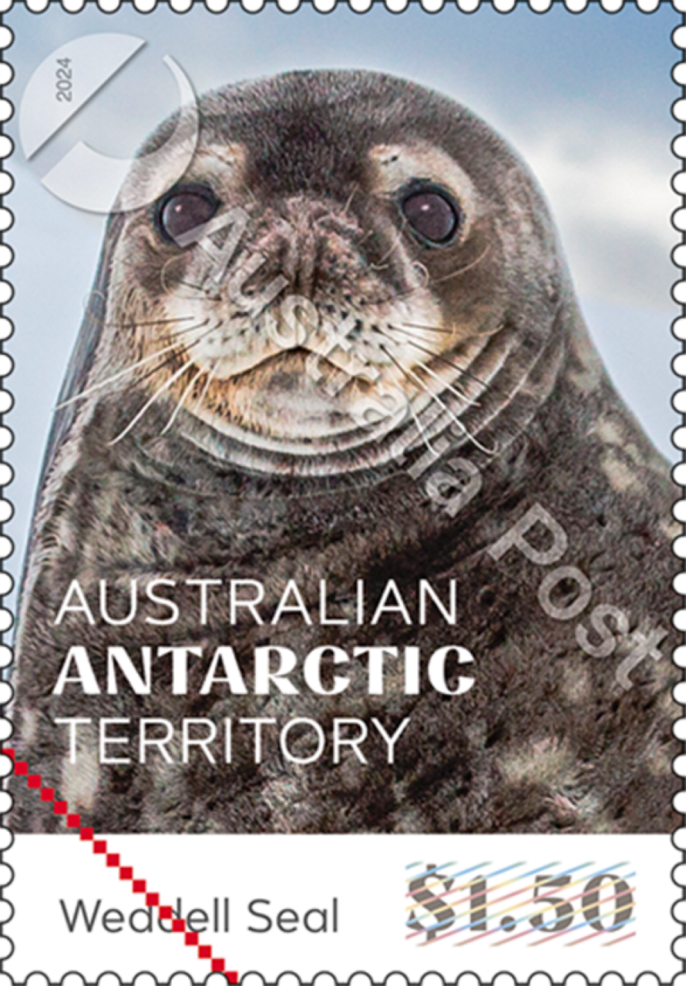 $1.50 Weddell Seal stamp