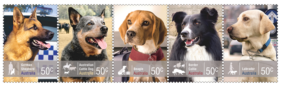 2008 Working Dogs stamp issue