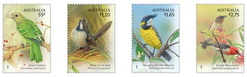 2009 Australian Songbirds stamp issue