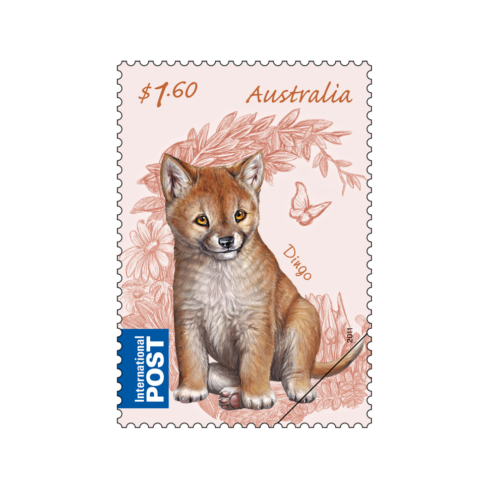 The favourite Australian Stamp was the $1.60 Dingo stamp from the Australian Bush Babies issue.