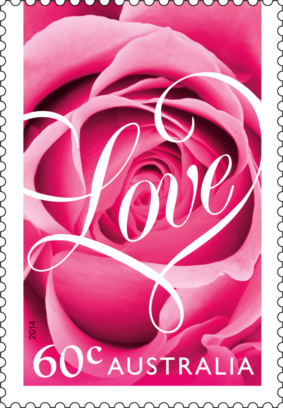 60 cent Rose stamp