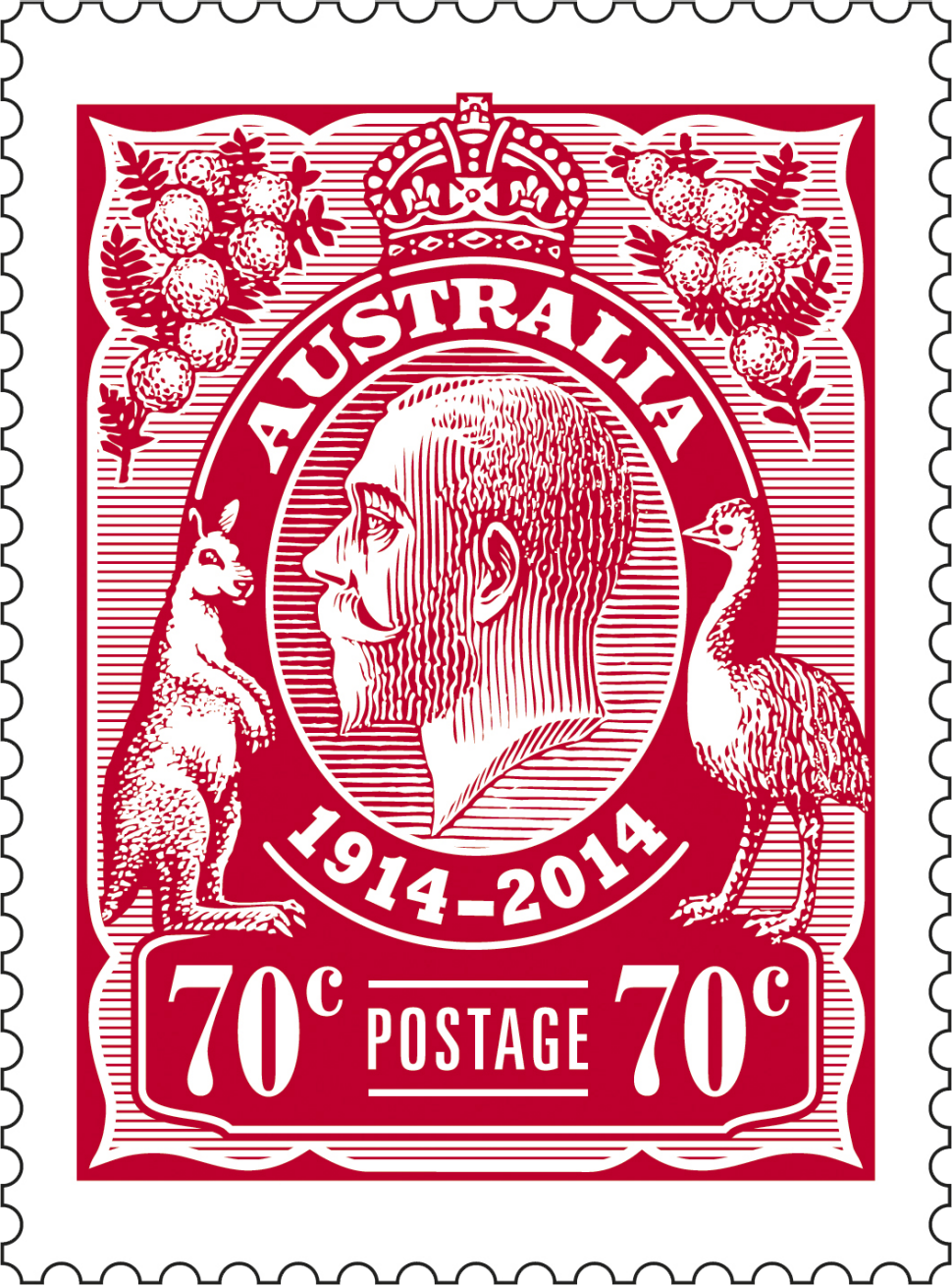 King George V Centenary of Stamps 1914–2014