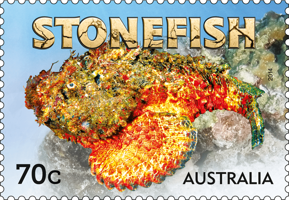 70c Stonefish stamp