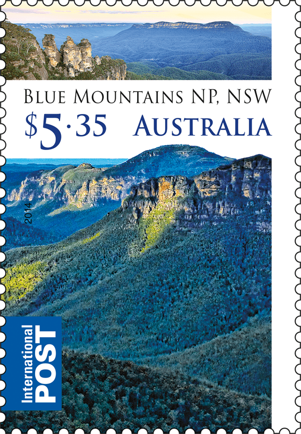 $5.35 Blue Mountains National Park, NSW