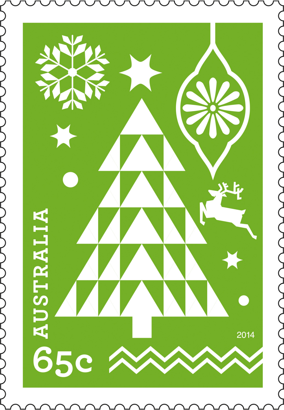65c Christmas Tree