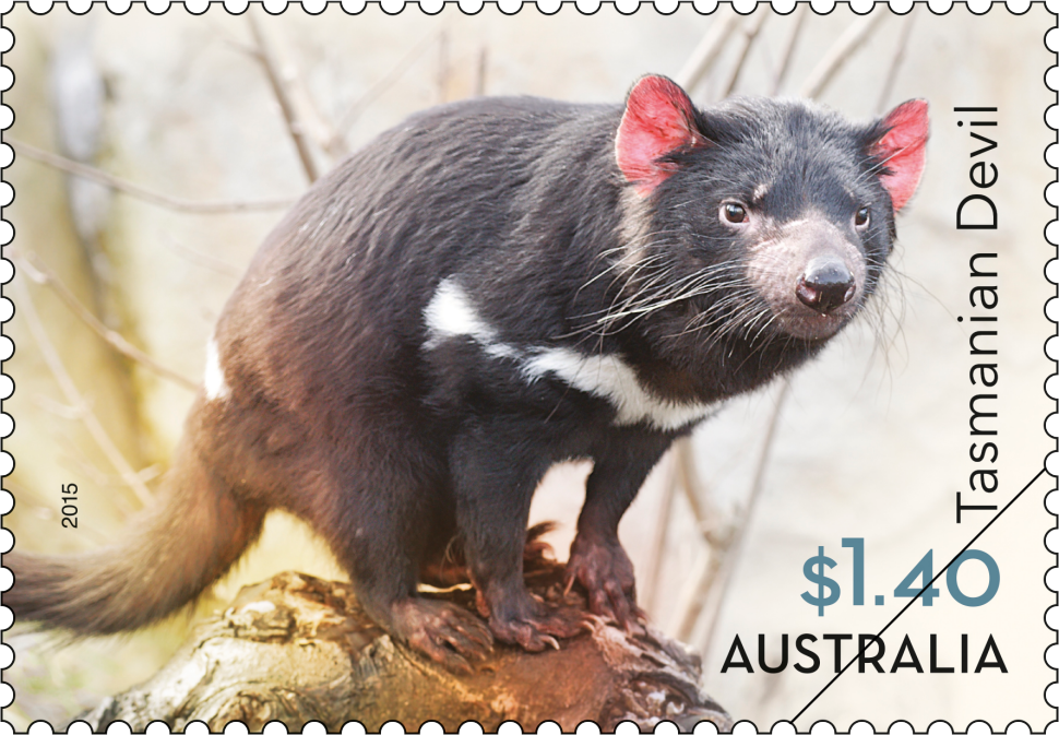 Tasmanian Devil $1.40 stamp