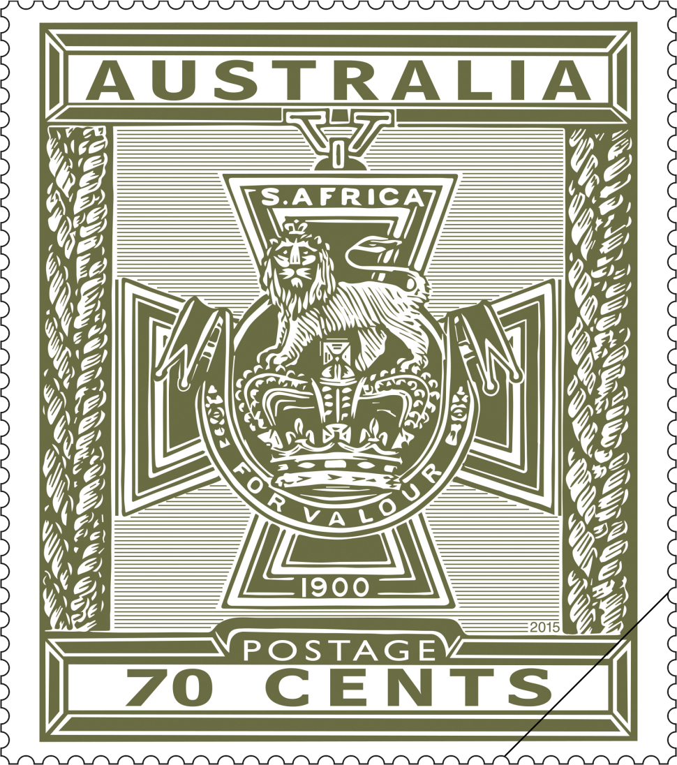 70c Brown-olive Victoria Cross 1900 stamp
