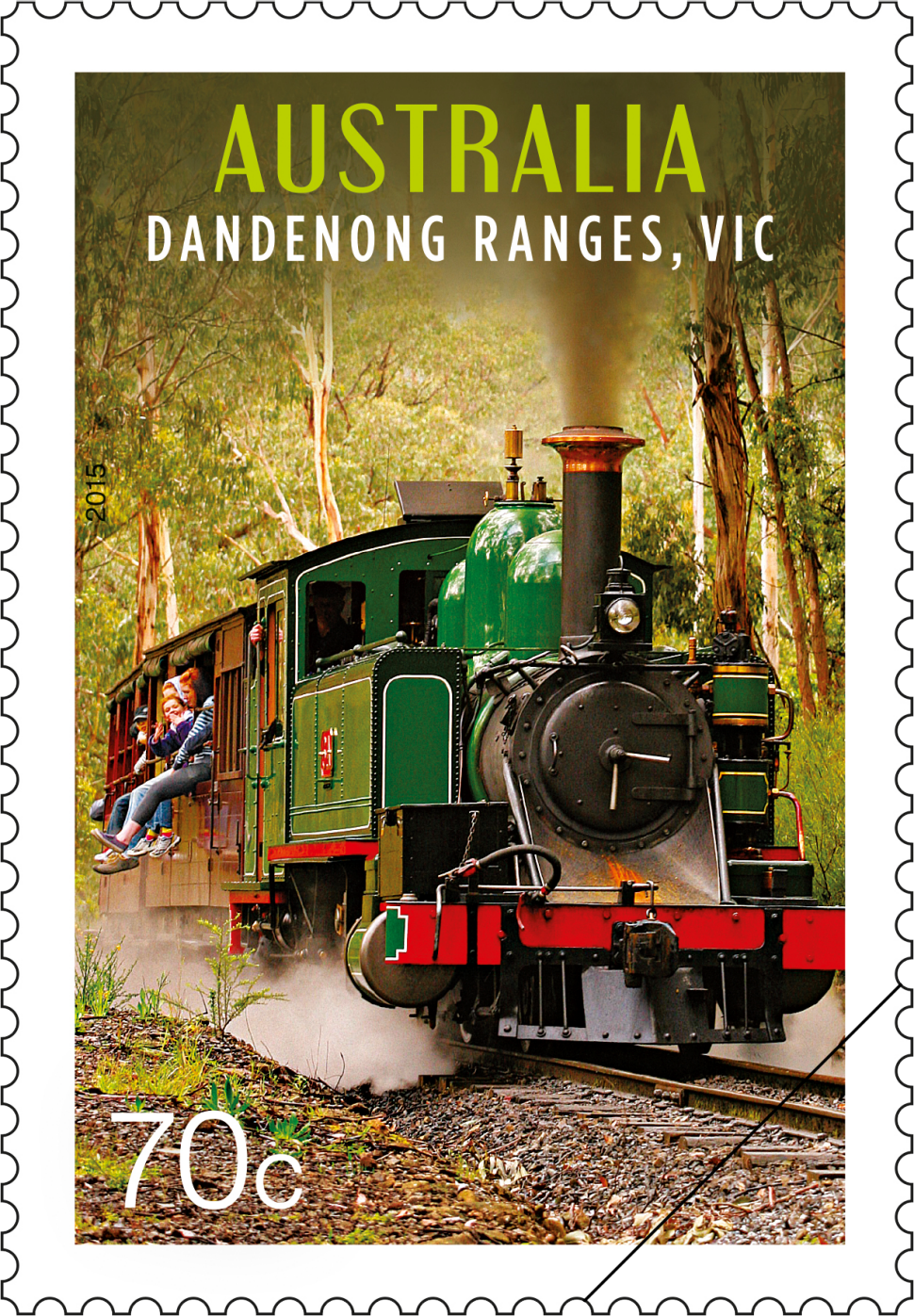 70c Puffing Billy, Dandenong Ranges, Vic