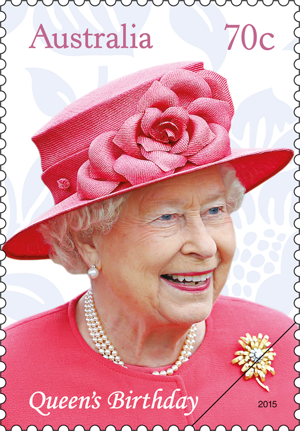 70c Her Majesty Queen Elizabeth II visits Brixton, 2013 stamp