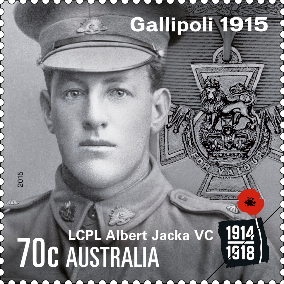 Centenary of WW1 - Gallipoli - Lance Corporal Albert Jacka 1915