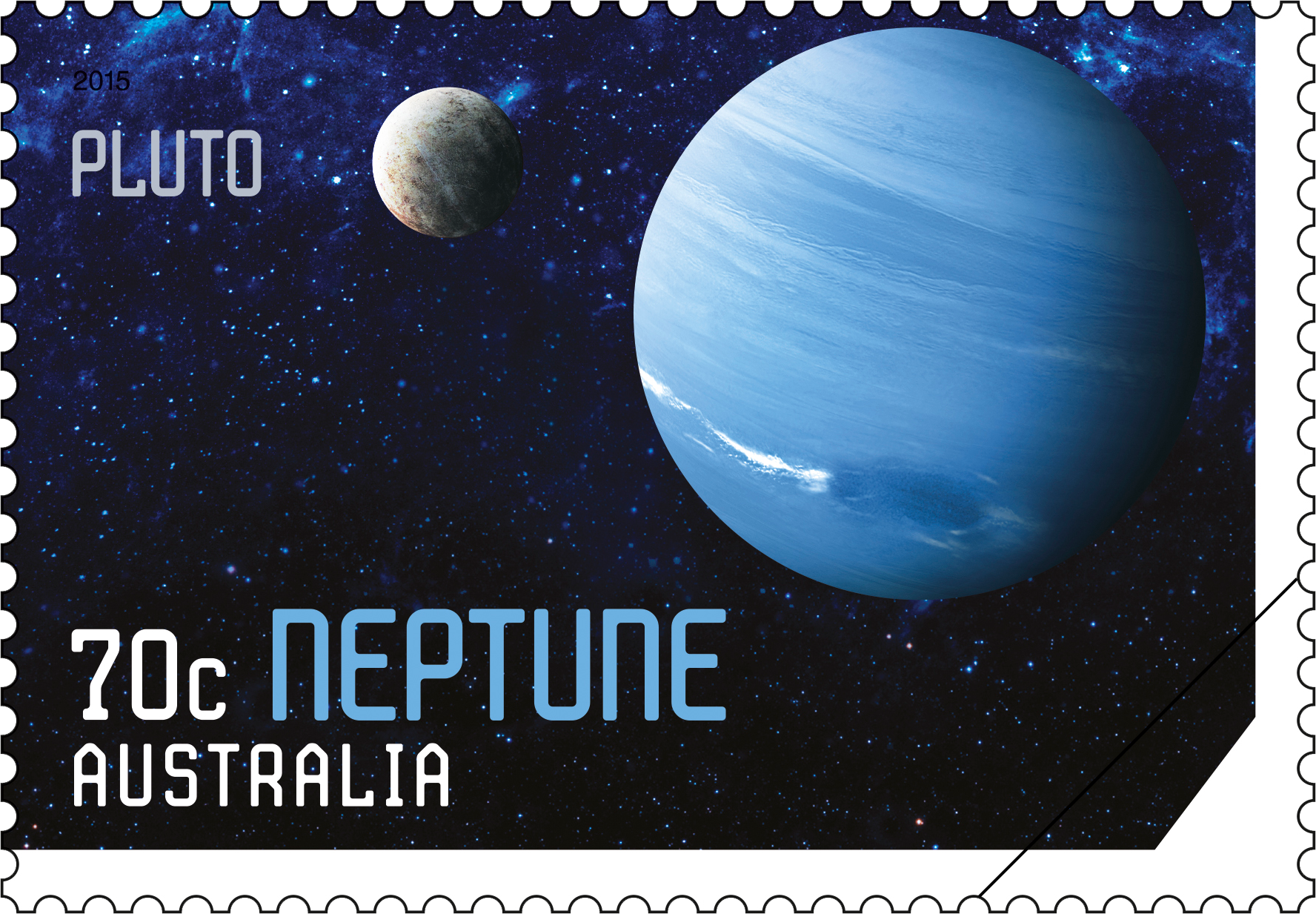 solar system stamp