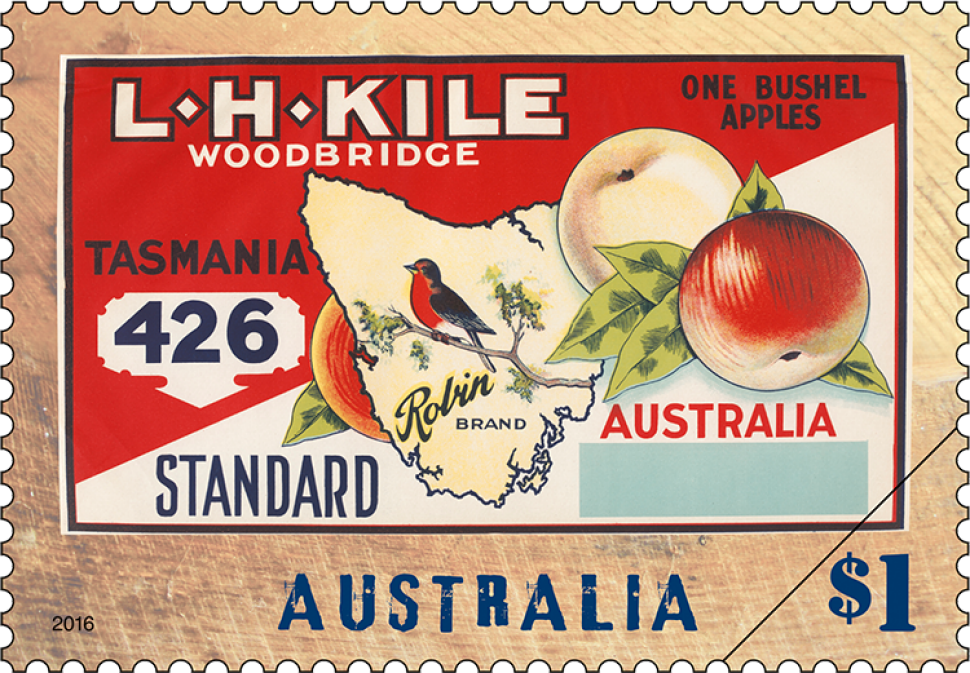 $1 L H Kile “Robin” brand apples, Woodbridge, TAS