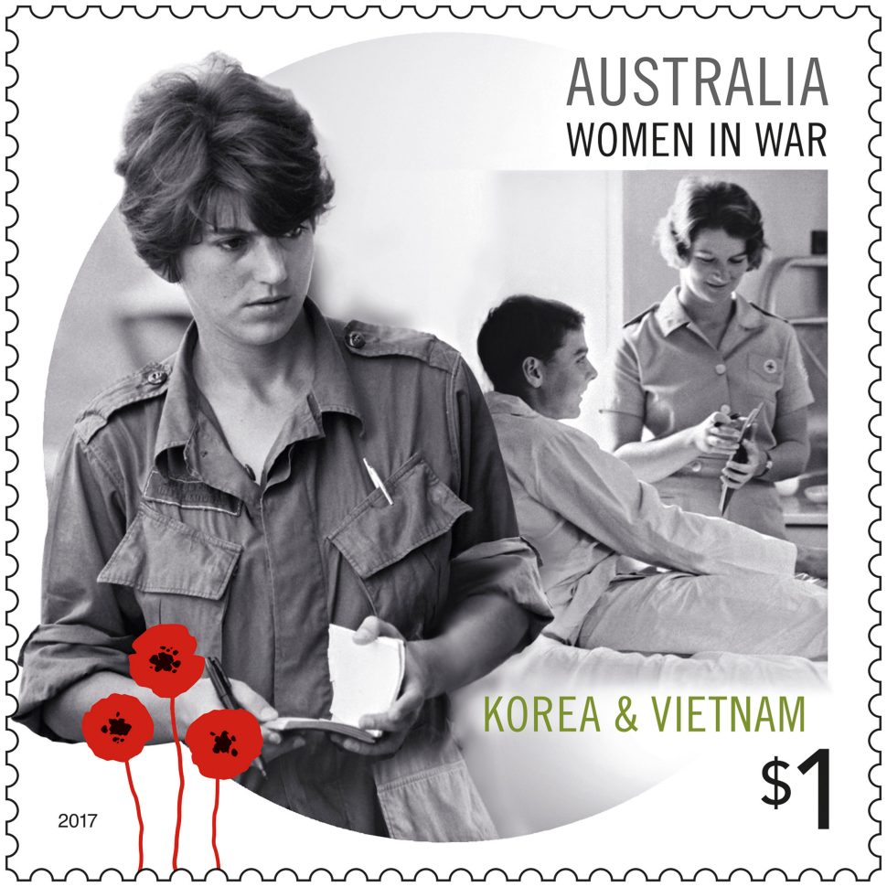$1 Korea and Vietnam stamp