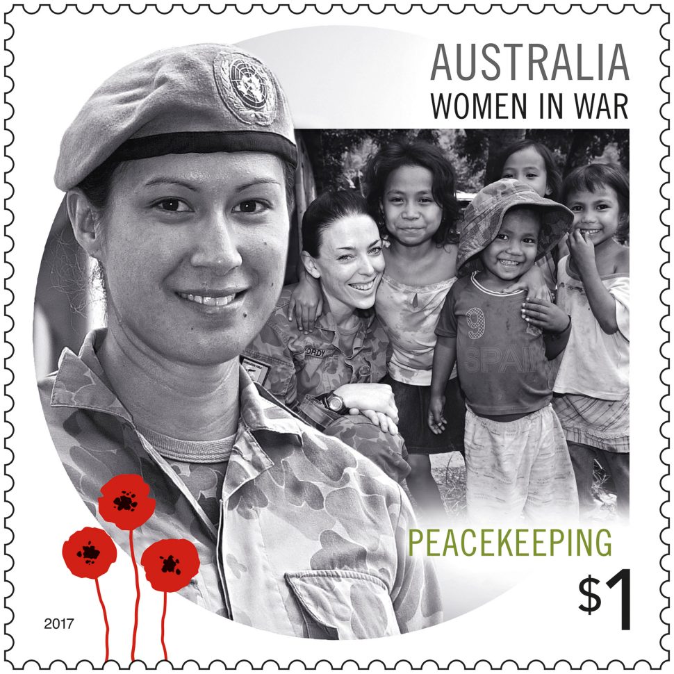 $1 Peacekeeping stamp